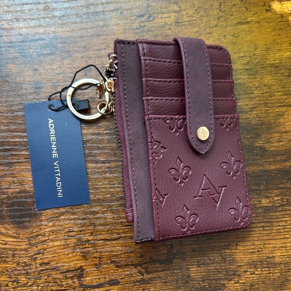 Adrienne Vittadini Plum Card Holder - Picture 2 of 2